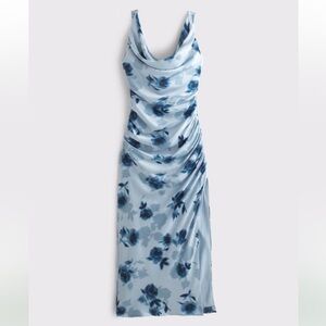 Abercrombie & Fitch Blue Floral Maxi Dress